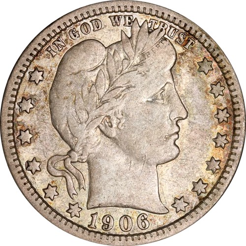 1906-D Barber Quarter
