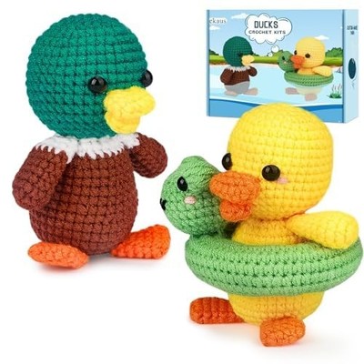 Crochet Kit for Beginners, Crochet Kit with Step-by-Step Video Tutorials, Cro...