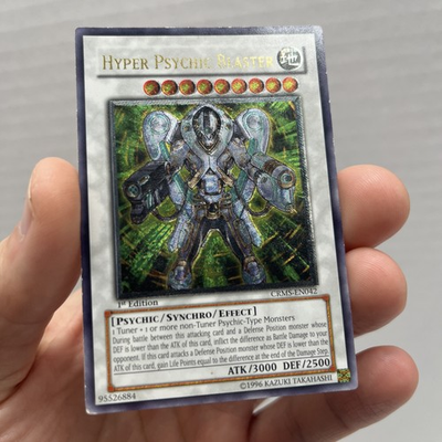 #ad YuGiOh Hyper Pychic Blaster CRMS EN042 1st Edition Ultimate Rare $24.99
