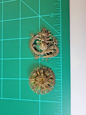 Chinese Sterling Silver Wire Brooches - Drago...