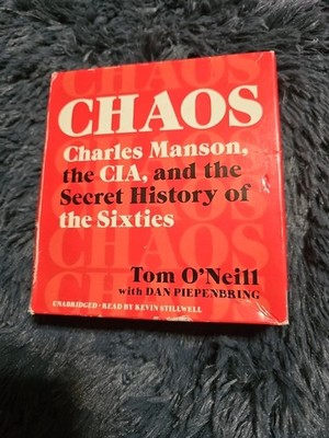 CHAOS Audiobook 15-CD Set Tom O Neill Charles Manson CIA Secret History Unabridg