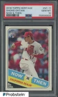2018 Topps Heritage Now & Then #NT11 Shohei Ohtani Angels RC Rookie PSA 10