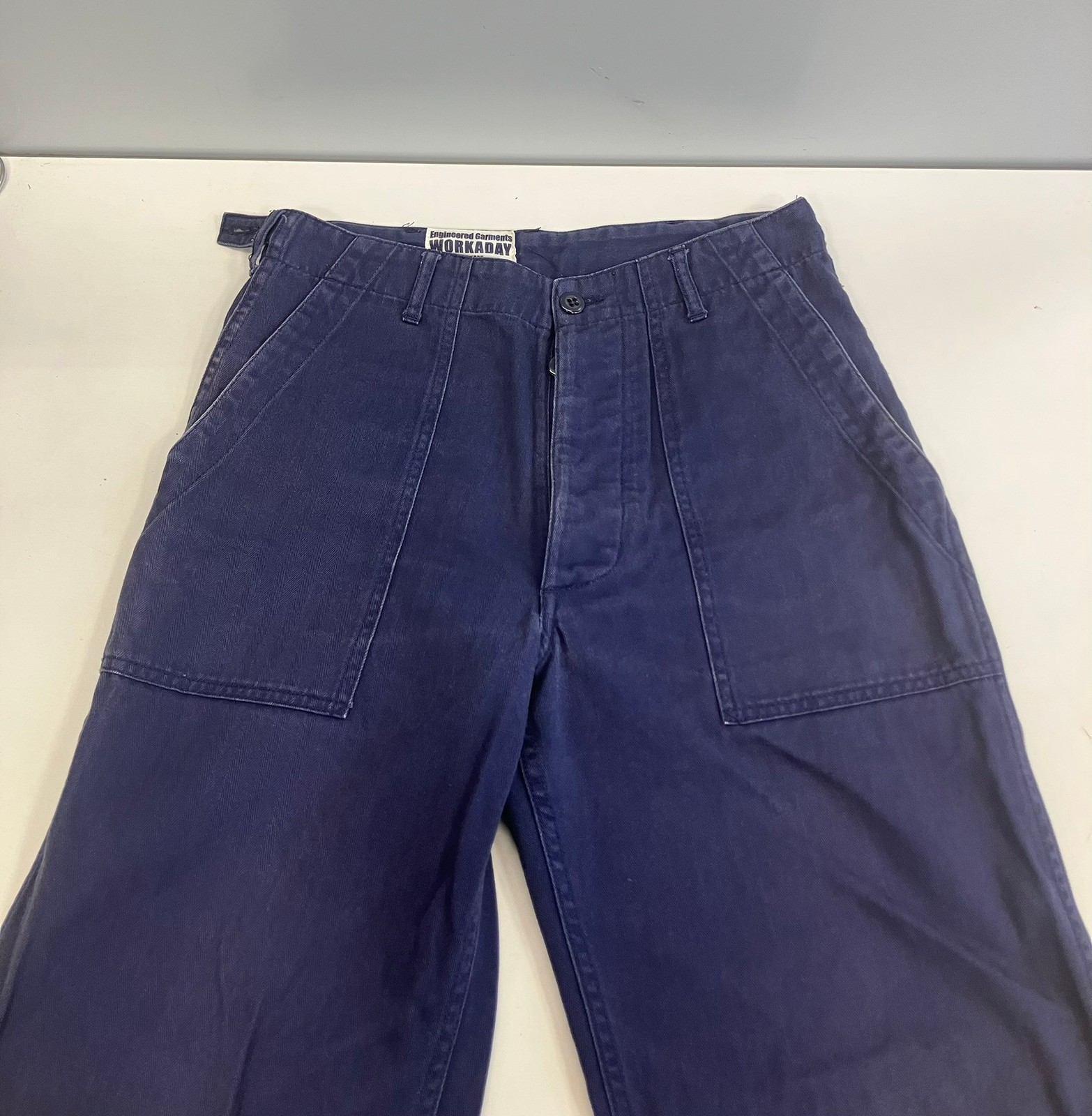 Engineered Garments Workaday Baker Pants Herringb… - image 4