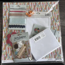 s.e.i Card Kit Just Because Craft Paper Envelopes Sundries Embellishments Set