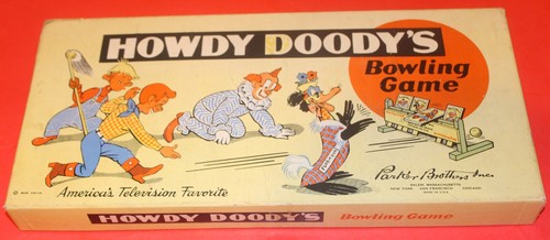 RARE 1949 HOWDY DOODY'S BOWLING GAME COMPLETE AND IN EXCELLENT CONDITION - Picture 2 of 4