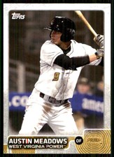 Austin Meadows 2015 Topps Pro Debut #79 West Virginia Power MLB READ FREE SHIP