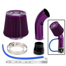 Cold Air Intake Filter Induction Kit 3" 76mm Pipe Power Flow Hose System Car