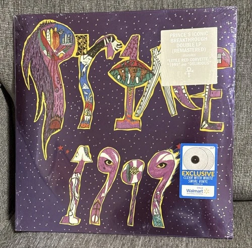 PRINCE 1999 2 LP  Walmart Exclusive NEW SEALED White Swirl VINYL Record Album
