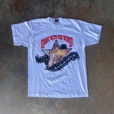 Vintage Gone with the Wind T Shirt Made in USA Size Large White Screen Stars