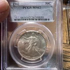 1942 Liberty Walking Half Dollar PCGS MS62 Silver 50C Uncirculated