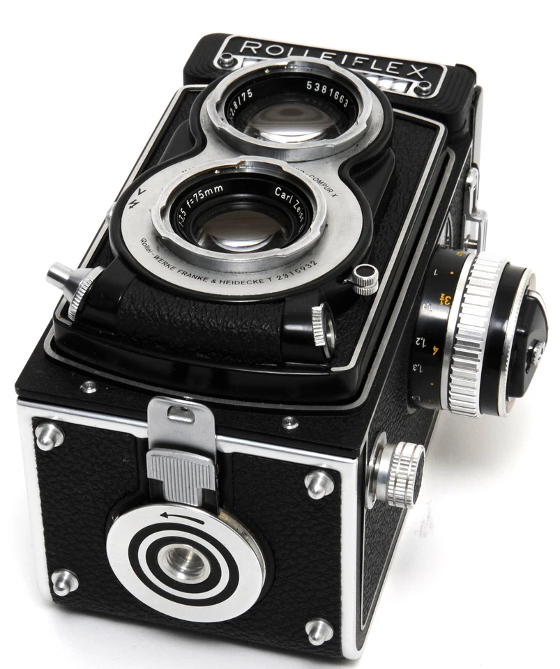 Rolleiflex T White Face MINT 4.5x6 boxed - Image 4 of 4