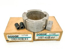 New Lot of 2 Dodge 117169 Taper Lock Bushing 2012 1-15/16KW