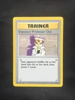 Pokemon Cards: Base Set Shadowless Rare: Impostor Professor Oak 73/102
