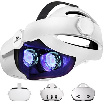 Adjustable Halo Head Strap for Oculus Quest 2/3 - Enhanced Comfort VR Accessory