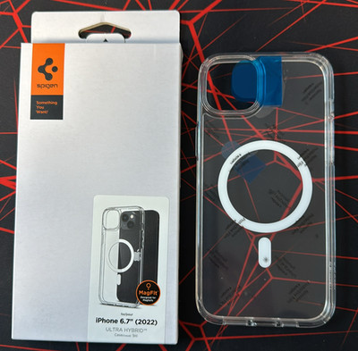 Spigen iPhone 14 Plus Hülle Ultra Hybrid Stoßfest Klar Weiß Schutzhülle