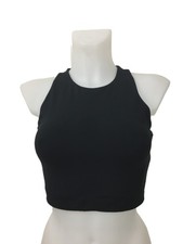 Girlfriend Collective Women's Sports Bra Black Racerback Wicking Dylan New