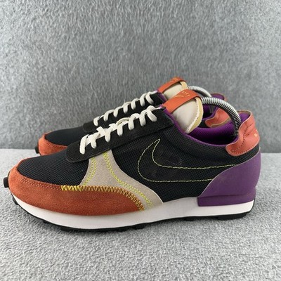 Nike Daybreak Type Mens Sz 9 Purple Black Orange Waffle Athletic Shoes Sneakers