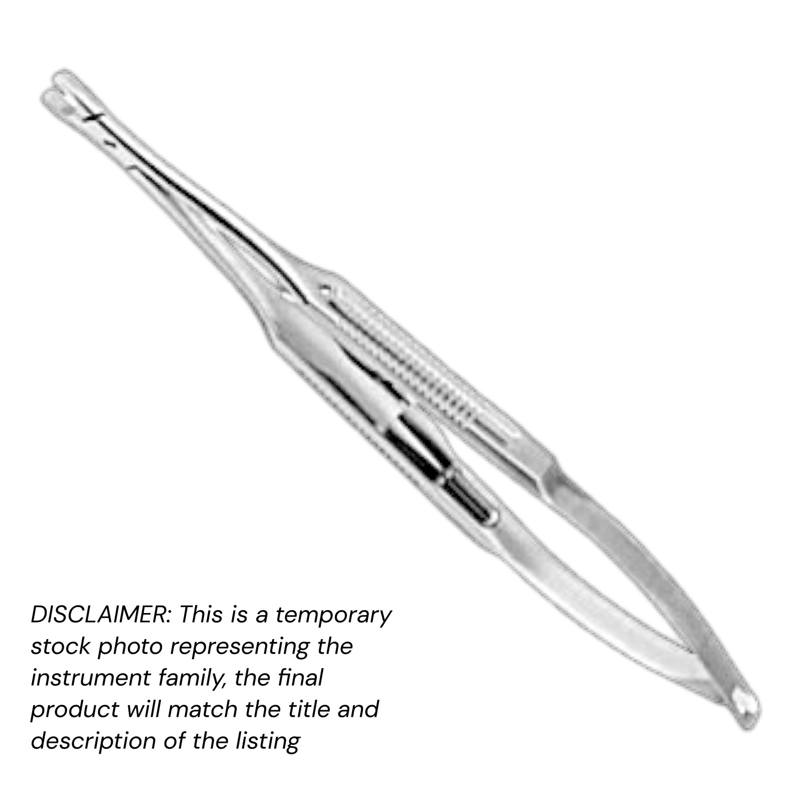 4 pcs Micro Clip Applying Forceps with Lock 5.5