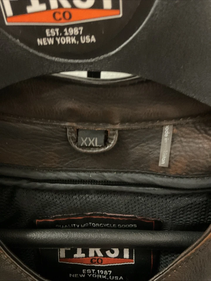 First Manufacturing Raider Jacket Brown | Size 2XL - Image 2 of 3