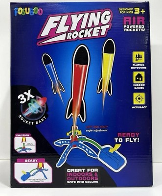 Fliegende Rakete Spielzeug für Kinder, 6 Raketenspielzeuge enthalten