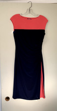 Chaps Pink and Blue Dress Ladies Size XS for Parties, Cocktail, Graduation