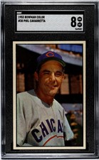 1953 Bowman Color #30 Phil Cavarretta SGC 8