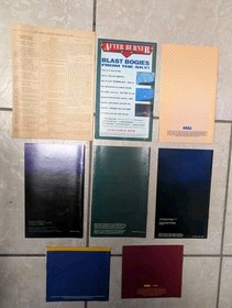 Lot 8 Sega CD Instruction Manual Sherlock Holmes Gaming Clue Booklet Final Fight