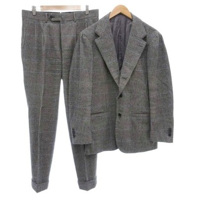 Ring Jacket Suit Set Up Single Tailored Jacket Pants Slacks 2B Size 50 Used