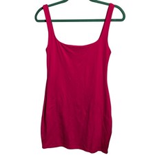 Reformation Pink Fitted Mini Dress