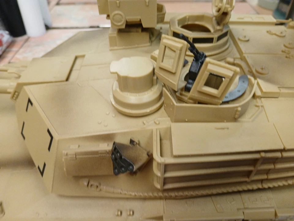 CAJA AZUL 16"L X 8" TANQUE ABRE Y COMANDOS DE TROPA DADOS, LEER Sonido de Luz Probado Foto 3 de 4