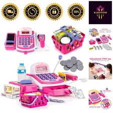 STEM Learning Cash Register Playset for Kids - Complete Grocery Store Experience