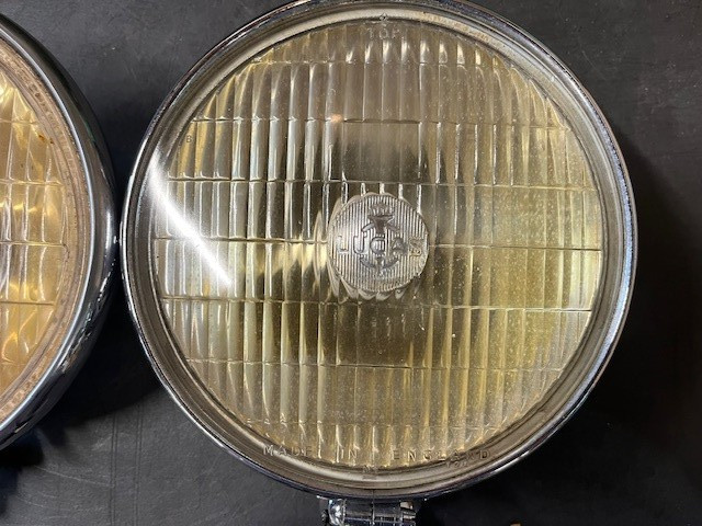 Lucas SFT700S Fog Lamp Pair, Jaguar XK120, Mk V, Bentley, Alvis, good condition
