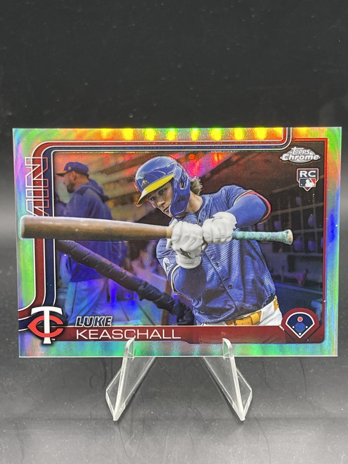 2025 Topps Chrome Update Luke Keaschall Image Variation RC SSP #USC106 Twins