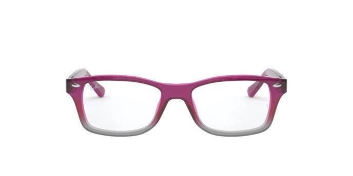 RAY-BAN KIDS RY1531 3648 TRANSPARENT PINK ON GRAY 46-16-125 Brand New