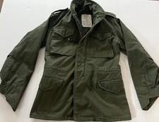 VTG US Army Military M65 Cold Weather Field Jacket 8415-00-782-2937 Small Long