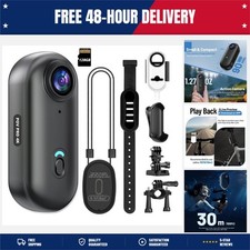 4K Mini WiFi Action Camera 128GB Thumb POV Portable Body Cam Wearable Video Reco