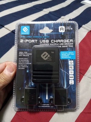 Ez Collection 2-Port USB Charger For Multiple Devices