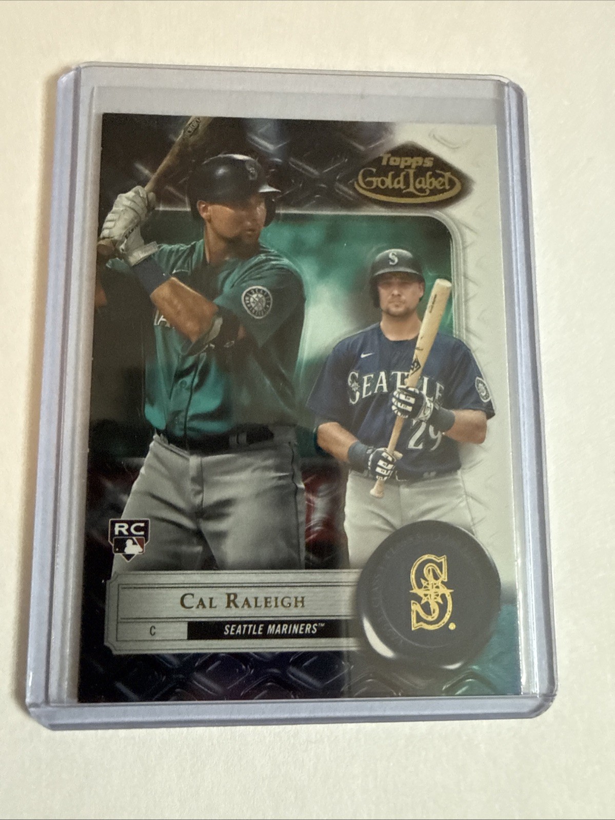 Cal Raleigh 2022 Topps Gold Label Class 3 RC #7