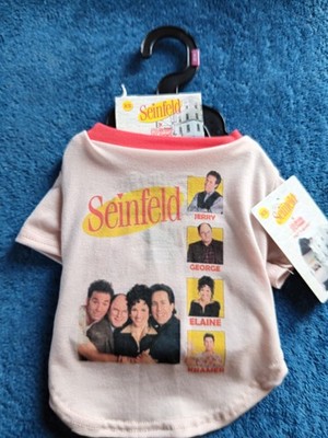Retro Paws Pet T-Shirt XS Seinfeld TV SHOW NWT X-Small Dog Outfit FETCH NYC