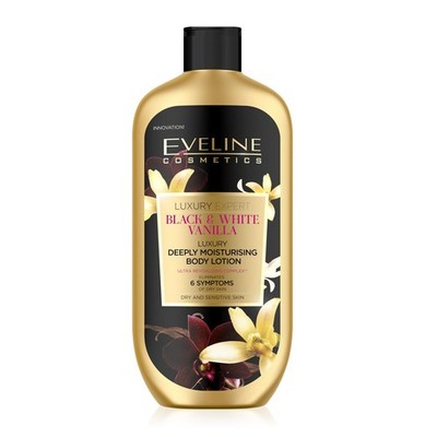 Eveline Luxury Expert Black&white Vanilla Körperlotion Feuchtigkeitsspendend 350
