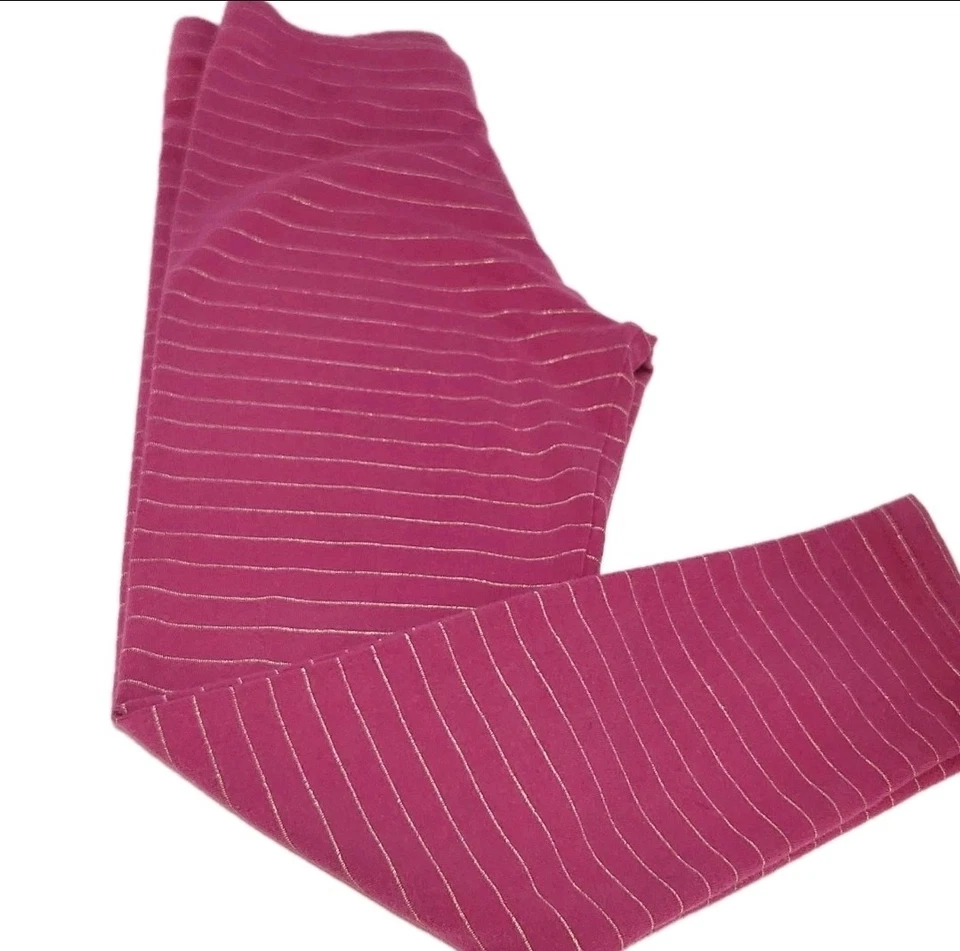 Legging a rayas frambuesas Matilda Jane Moments with you para niñas talla 8 Foto 3 de 4