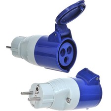 Adapter plug adapter Schuko to CEE coupling c...