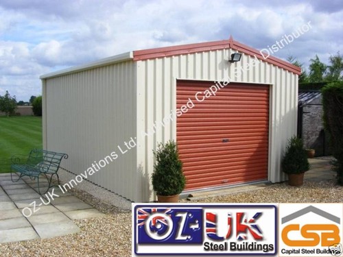 DIY Self Build Single Garage Steel Building KIT OZ-UK