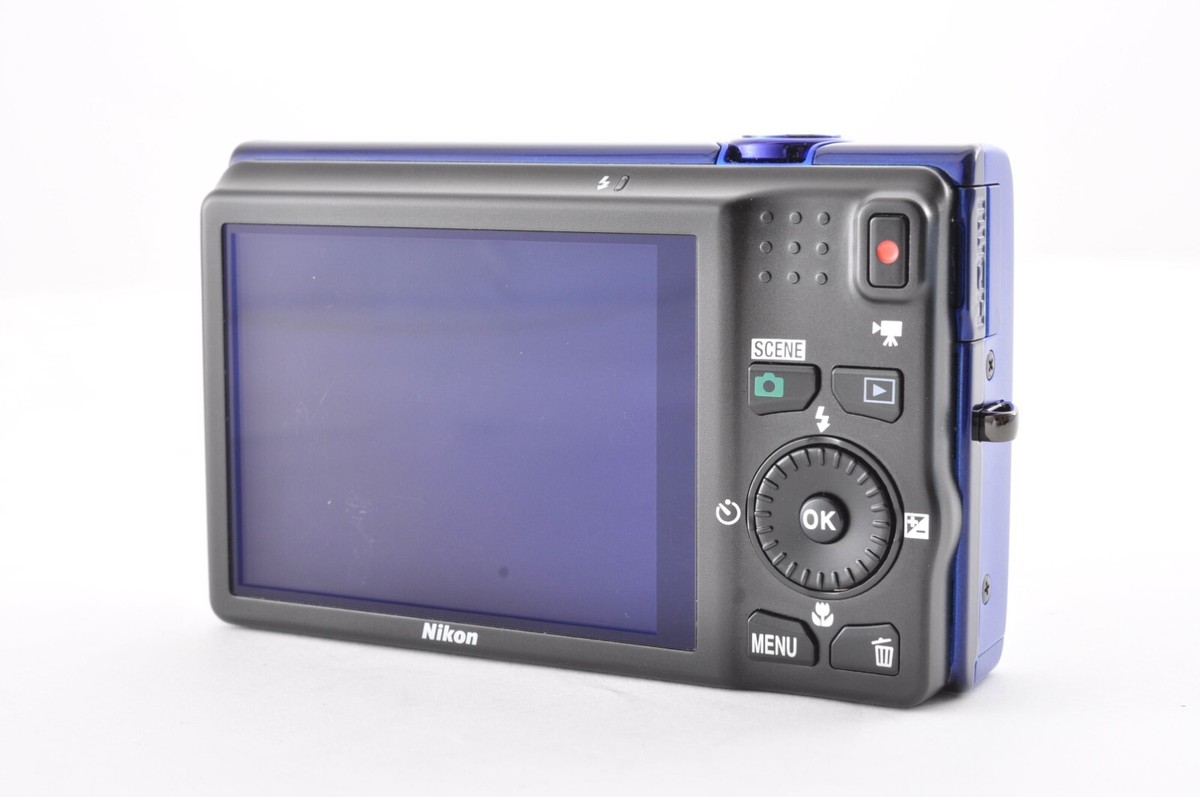 Nikon Coolpix S6200 Blue Excellent+5 16.0MP Compact Digital Nikon Coolpix S6200 Blue Excellent+5 16.0MP Compact Digital