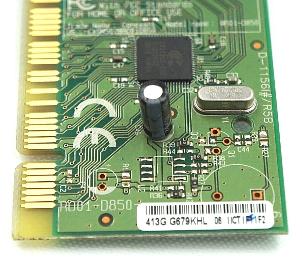 Conexant 5188-0907 RD01-D855 Internal PCI 56K Modem KB5815G D-11561#/R5B - Image 2 of 4