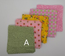 3" fabric squares variety packs- 50 Count - Great For crafts and quilting