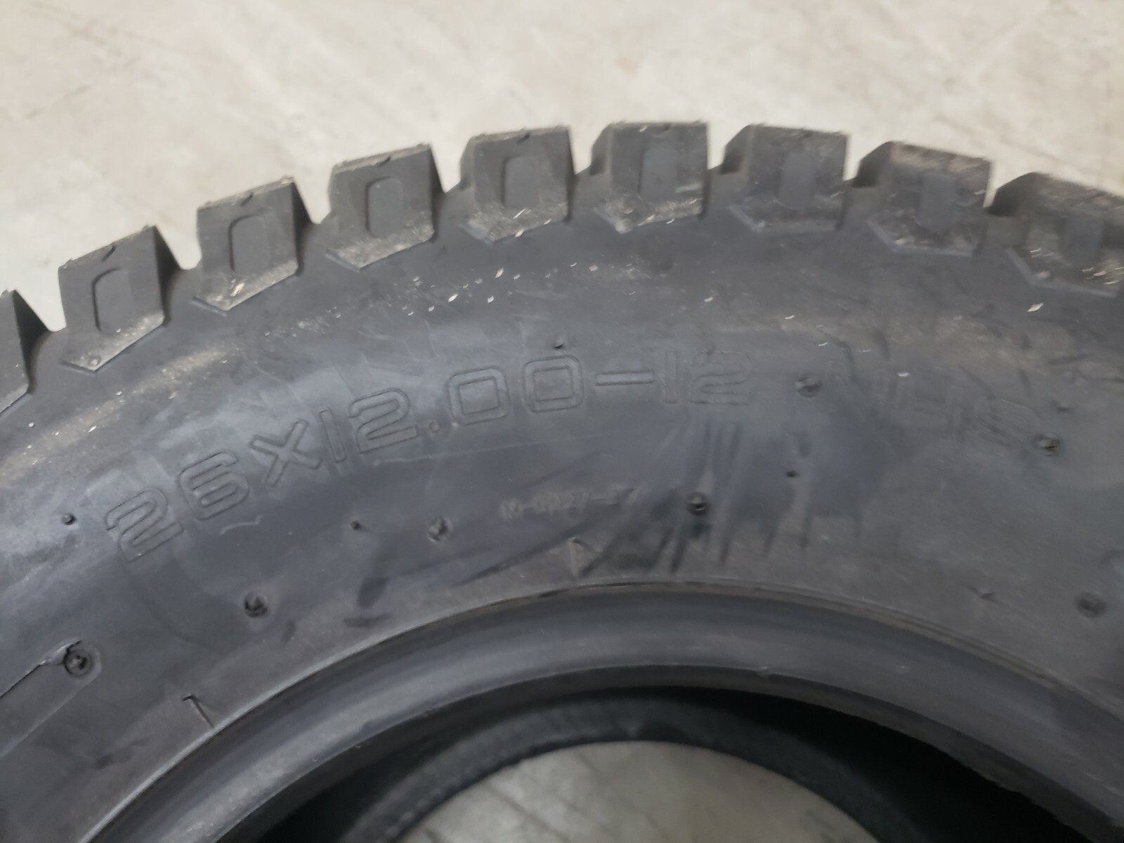 J.D. TAKE OFF TIRE 26X12-12 CHENG SHIN PRO TURF 4 PLY 2016+ X7'S PART #M174802