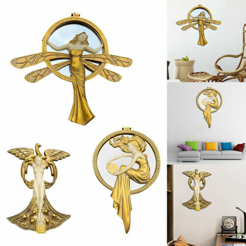 Engel-Dekobüste Mit Sternen & Flügeln - Handbemalter Ladykopf 31cm