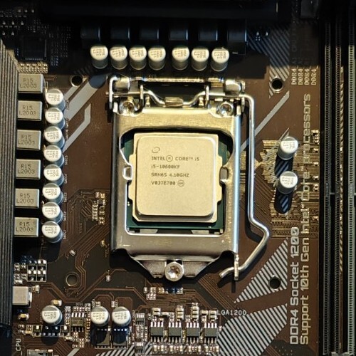 Intel Core i5-10600KF Prozessor - 12M Cache, 4,10GHz ohne Kühler und ...
