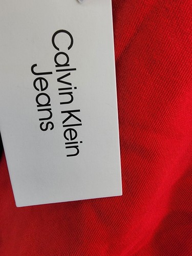 Calvin Klein Colorblocked Joggers Big Boys XL (18-20) Red/Black Elastic Waist - Picture 14 of 15